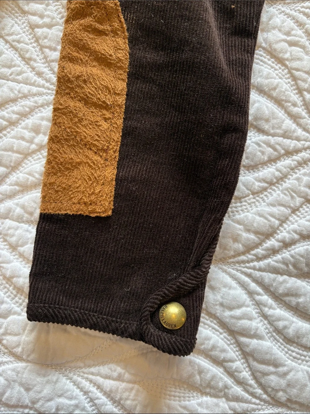 Ralph Lauren Dark Brown Corduroy Riding Pants